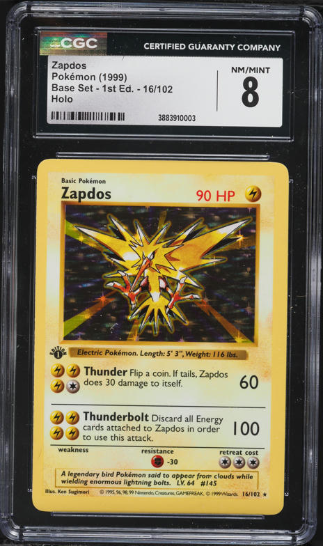 1999 サンダー　Base Set ARS8 英語版 Zapdos s-l500.jpg