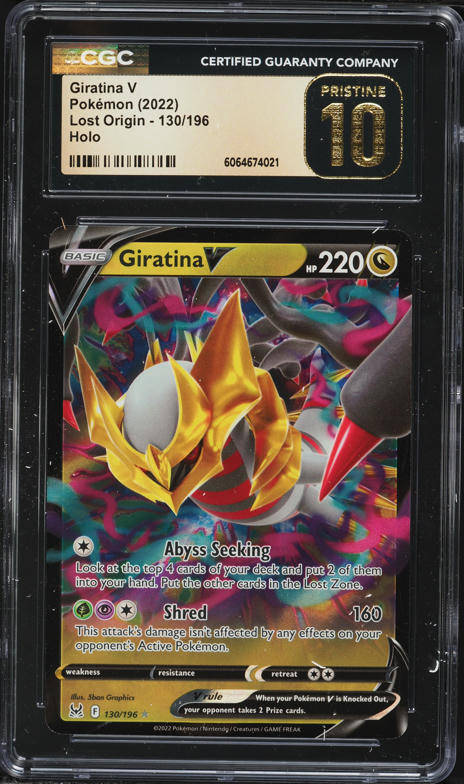 2022 Pokemon Sword & Shield Lost Origin Holo Giratina VSTAR #131 CGC 10 PRISTINE