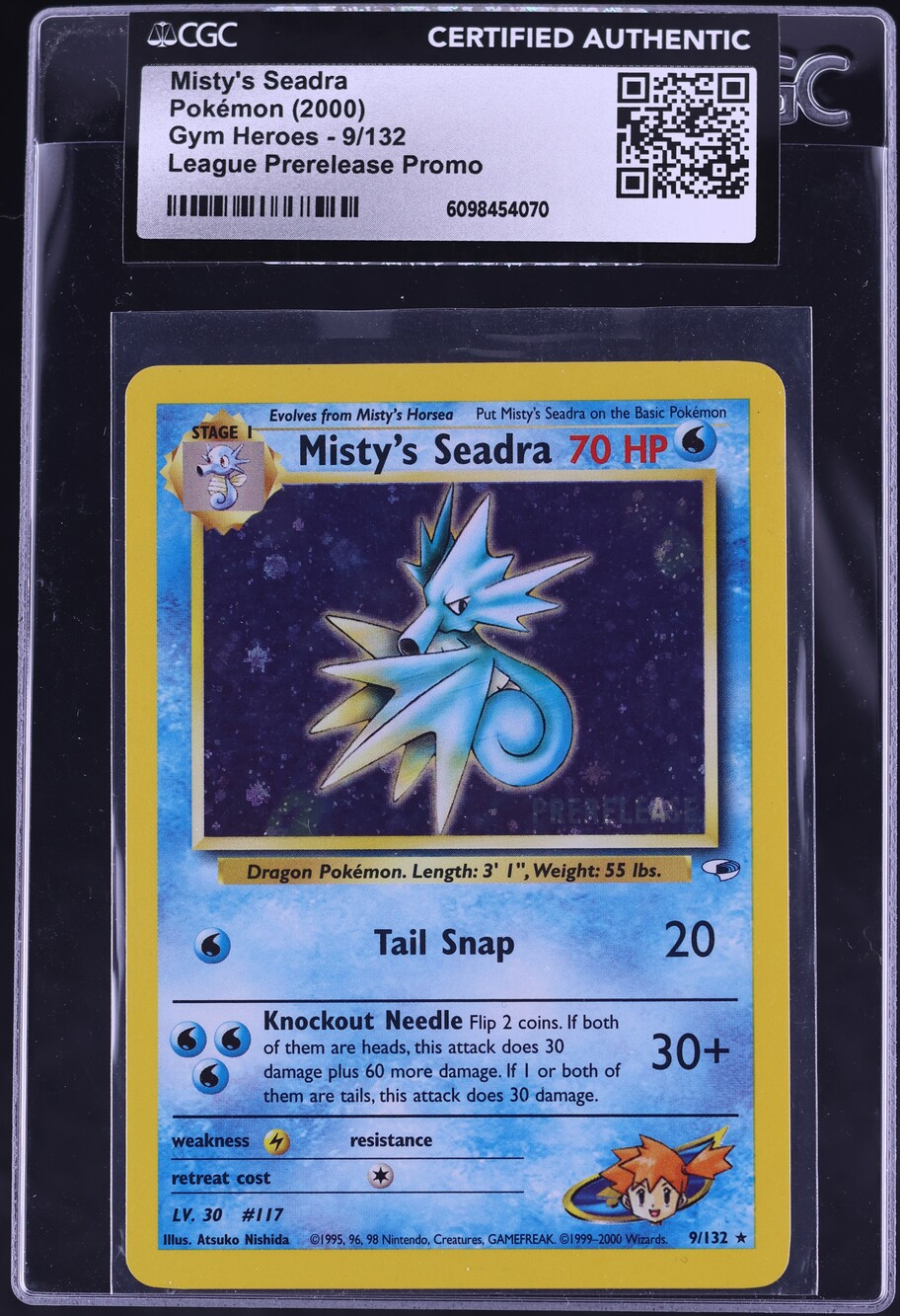 misty's seadra prerelease pokemon card value GH 009 - Buy this amazing trading card from our collection Pokemon Card - PreRelease Promo