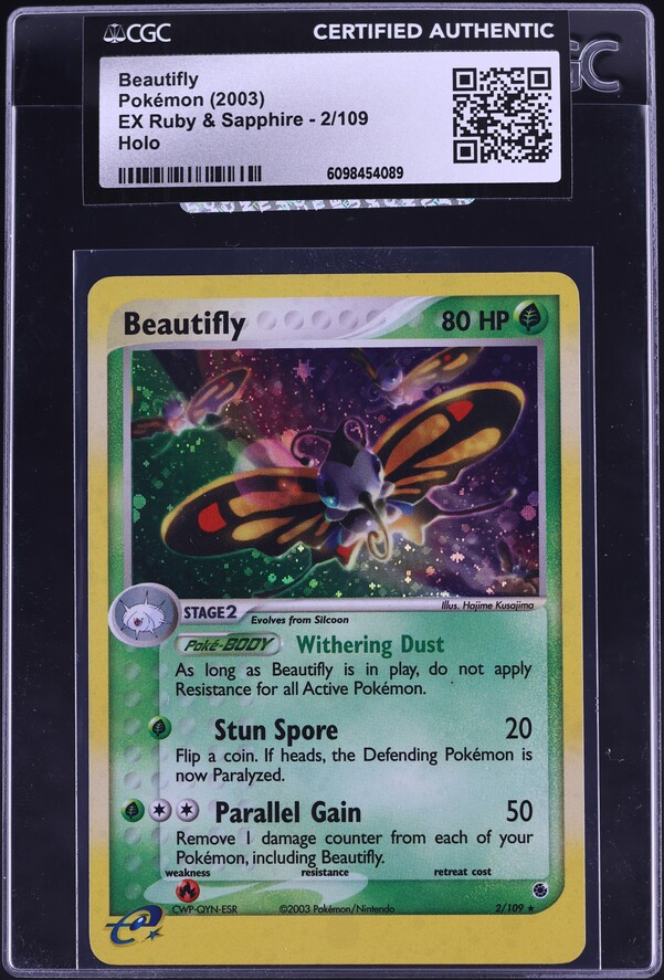 pokemon beautifly card Beautifly 2025 Pokemon Japanese M2a #194 AR PSA 10 – Yamacardo
