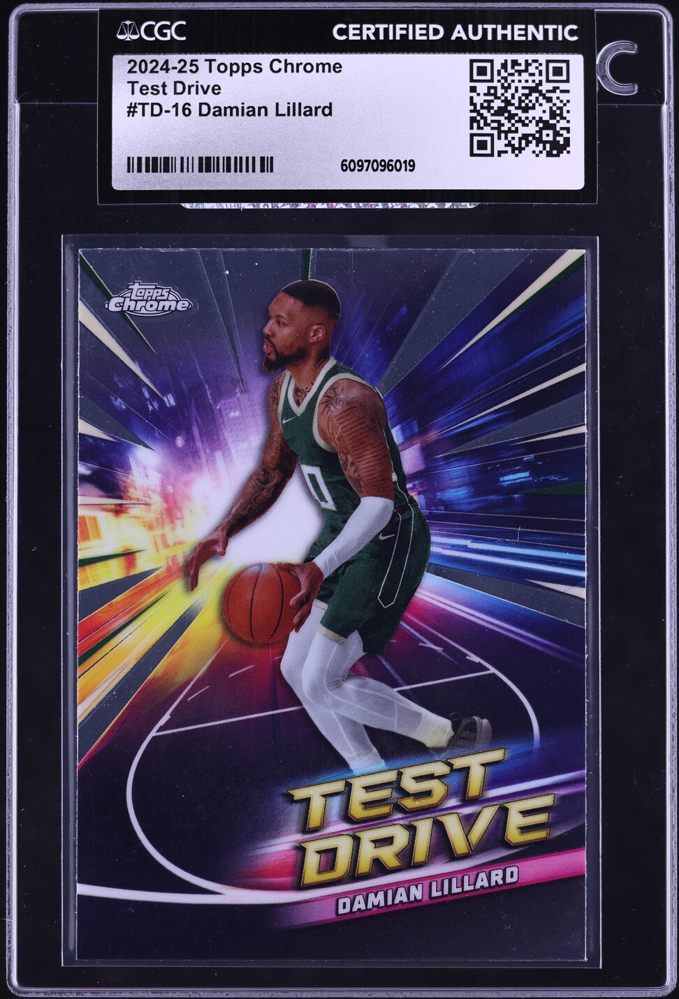2024 Topps Chrome Basketball Damian Lillard #TD-16