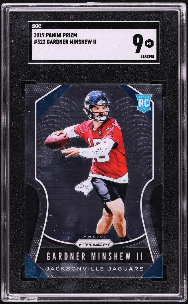 2019 Panini Prizm Gardner Minshew II ROOKIE #322 SGC 9 MINT