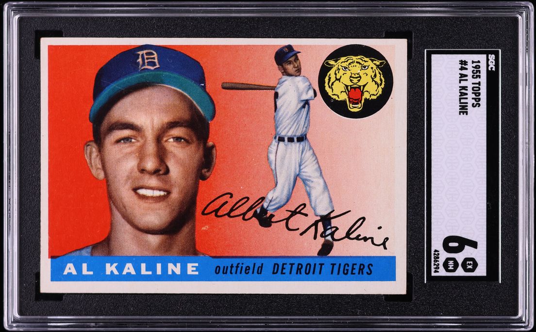 1955 Topps Al Kaline #4 SGC 6 EXMT