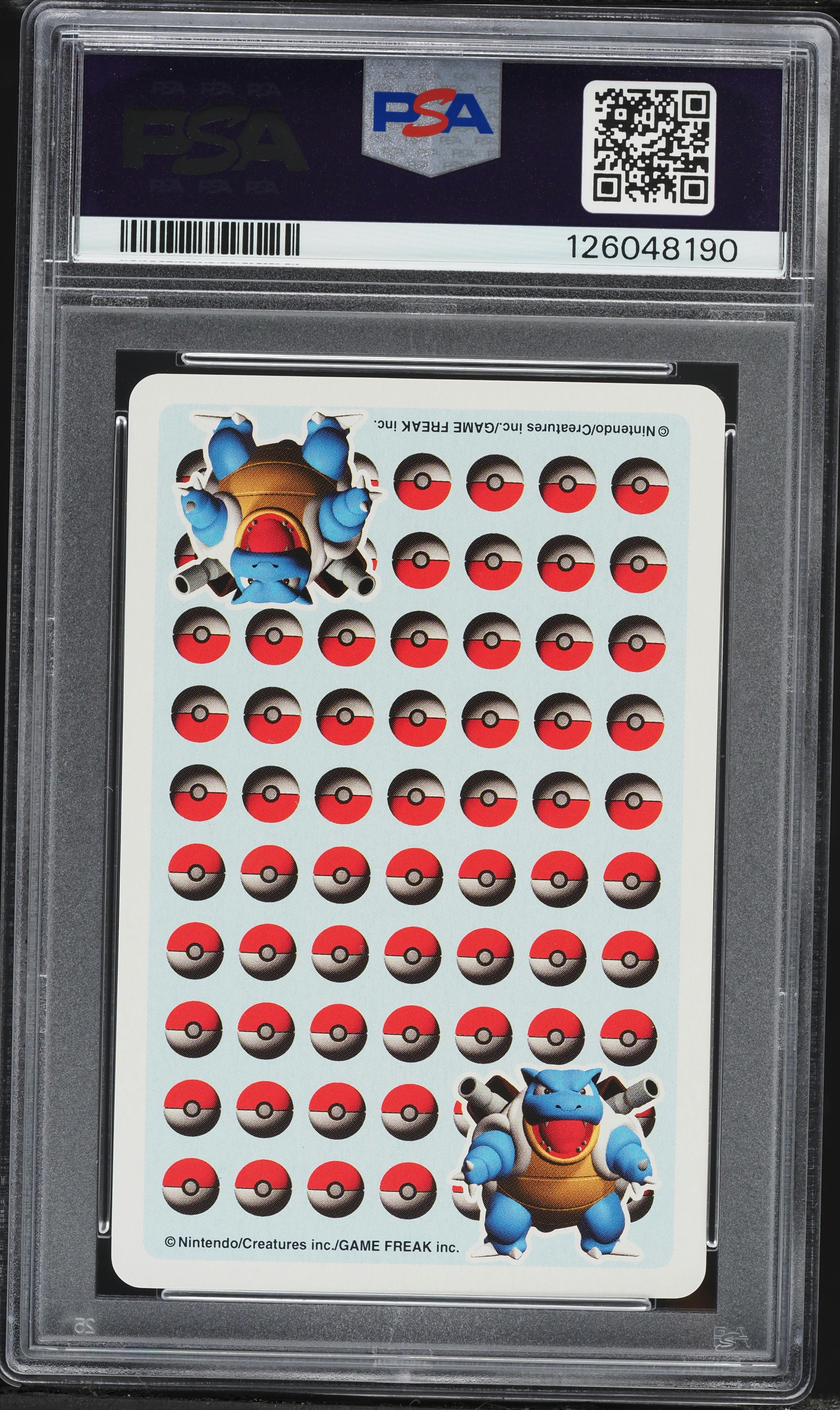 1998 Pokemon Japanese Stadium Blue Version Playing Cards Ace Of