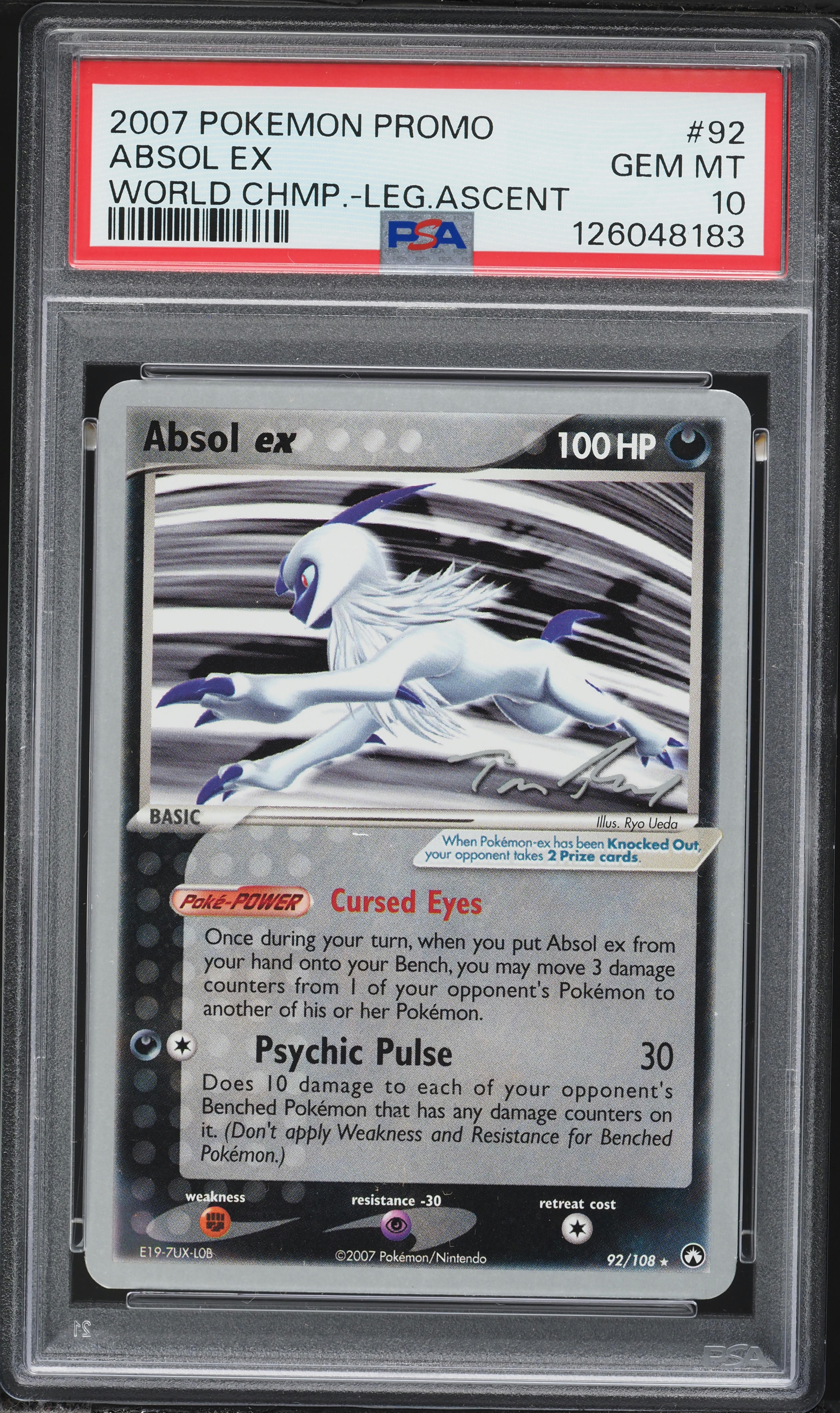 世界3枚【PSA10】グレッグル 2007 エントリーパック ’08 PSA10 オーロット＆ヨノワールGX 179/173 SR #PokemonCards