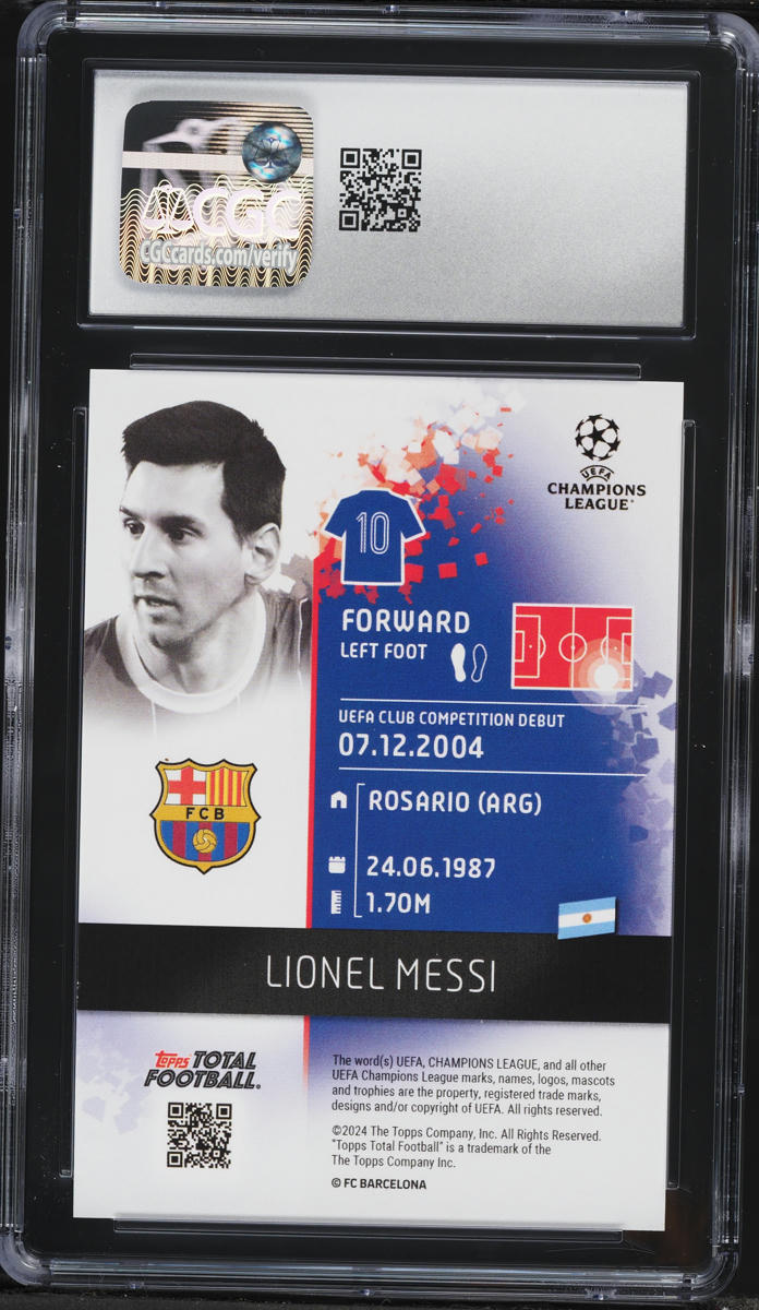 2024 Topps Total Football Master Magicians Green Lionel Messi /75