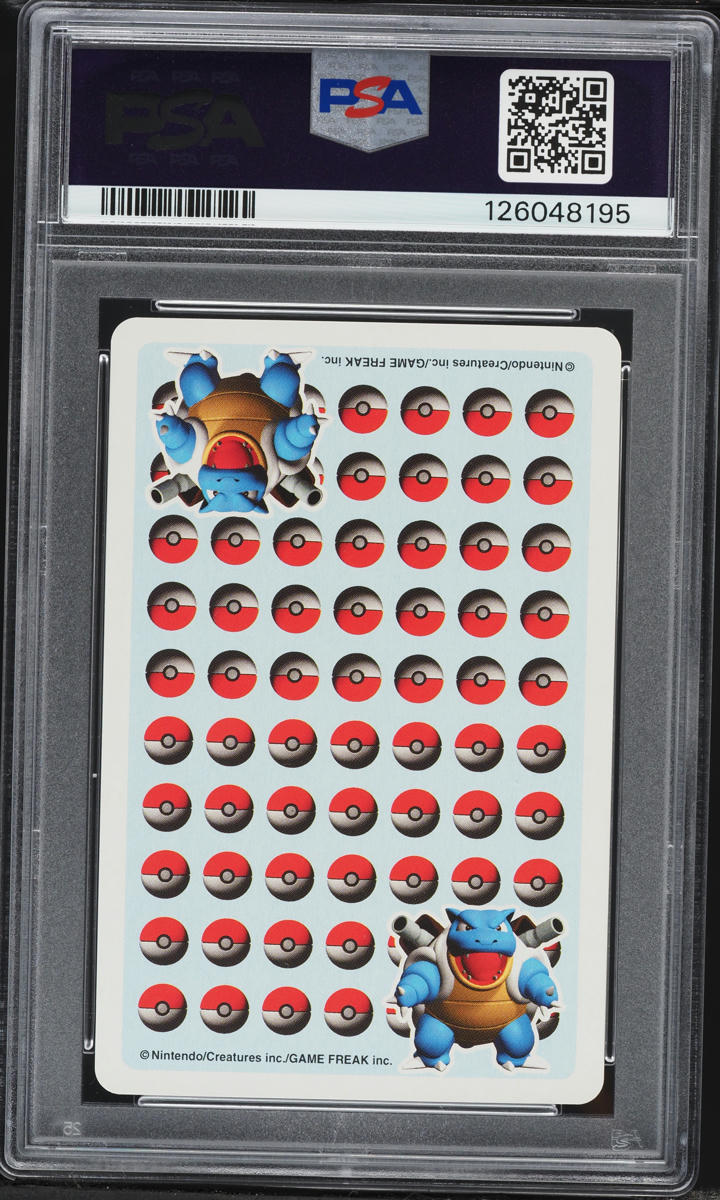 1998 Pokemon Japanese Stadium Blue Version Playing Cards Ace Of