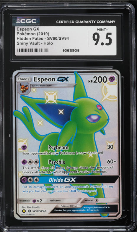 2018 Pokemon Japanese SM GX Ultra Shiny Full Art Shiny Espeon GX