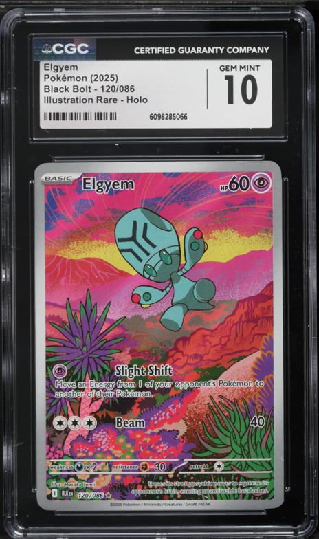 elgyem pokemon card 69/116 Uncommon | Plasma Storm If heads Elgyem 040 SV Black Bolt