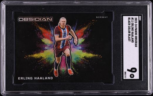 2019 Topps Chrome Bundesliga Orange Refractor Erling Haaland RC