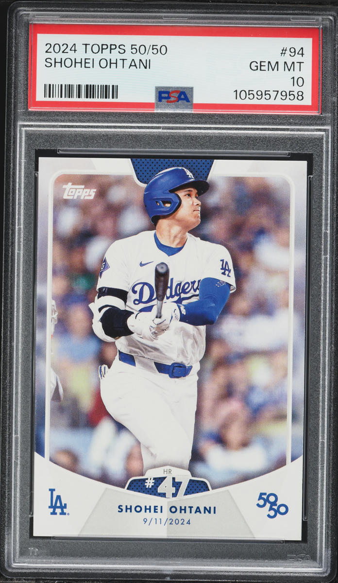2024 Topps 50/50 Shohei Ohtani #94 PSA 10 GEM MINT on Fanatics Collect