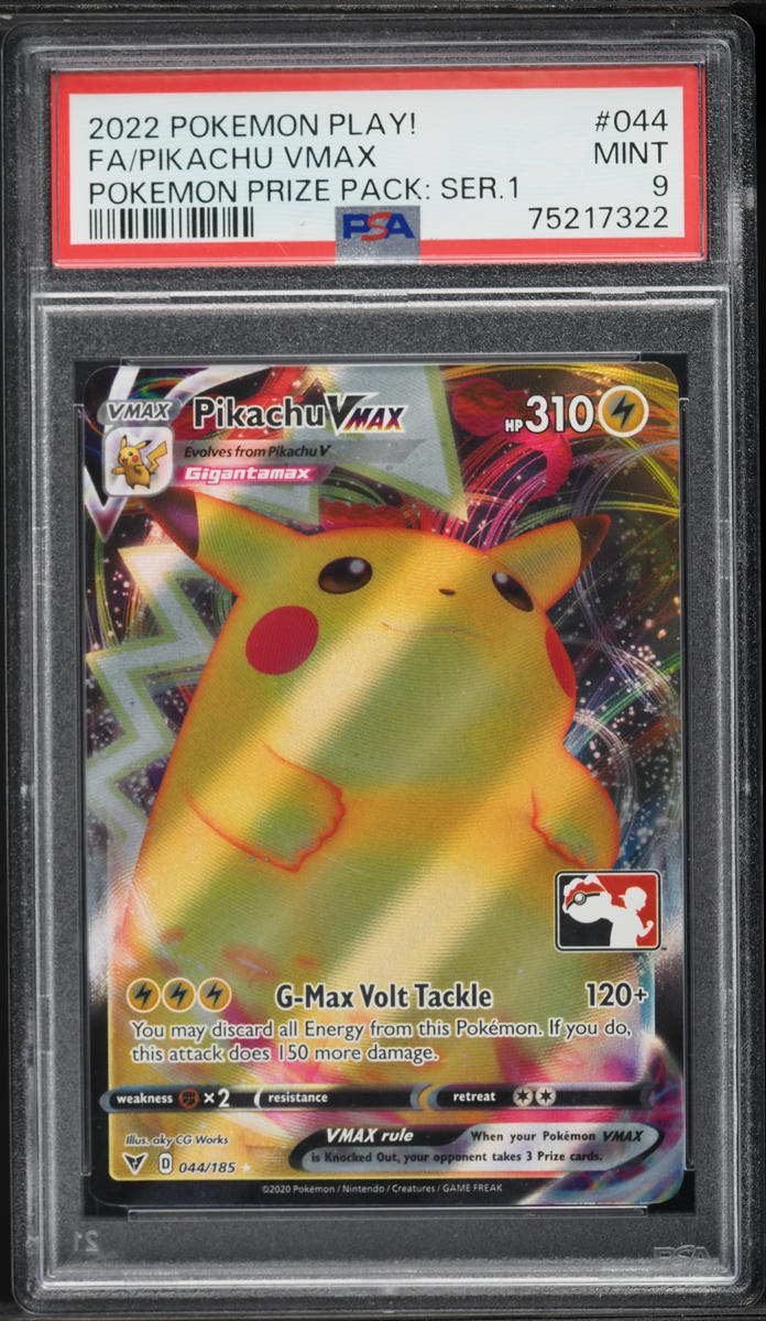2022 Pokemon Play! Prize Pack: Series 1 Alt Art Pikachu VMAX #044