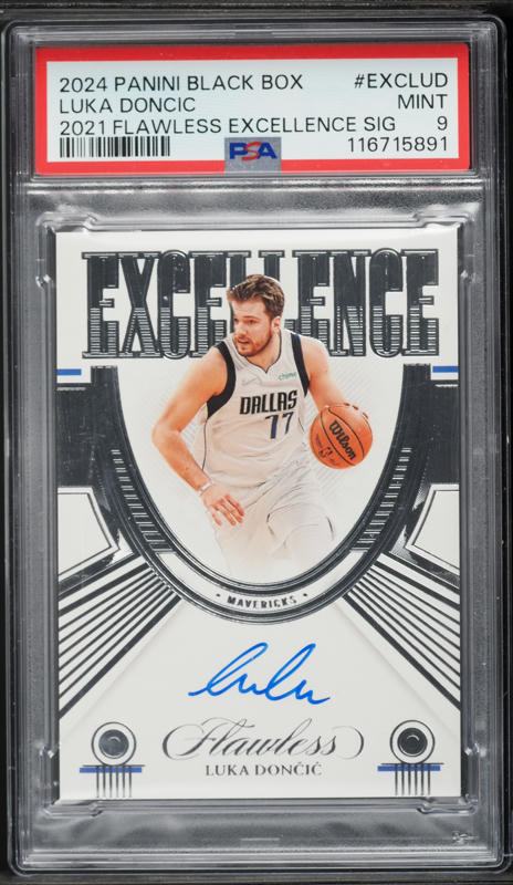 2024 Select Concourse Black Finite Luka Doncic 1/1 #56 PSA 10 GEM