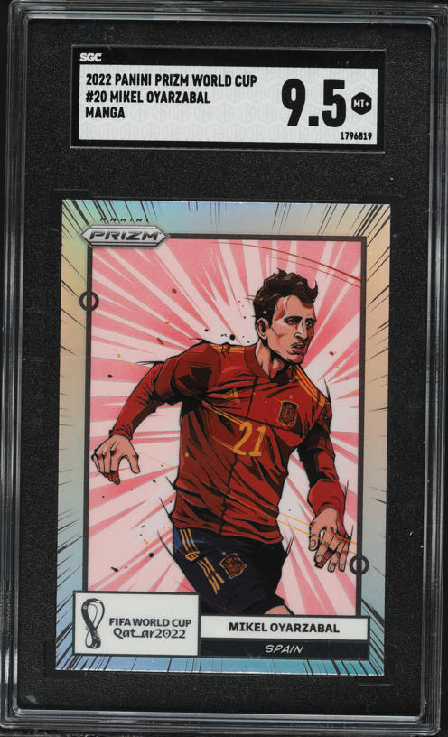 2022 Panini Prizm World Cup Manga Mikel Oyarzabal #20 SGC 9.5