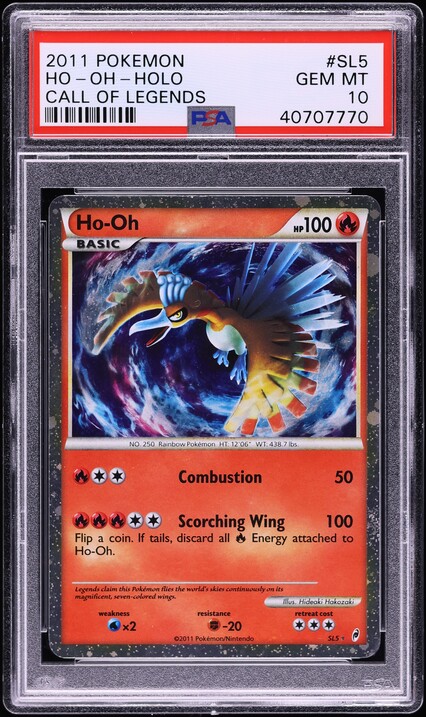 2011 Pokemon Call Of Legends Holo Ho-Oh #SL5 PSA 10 GEM MINT on