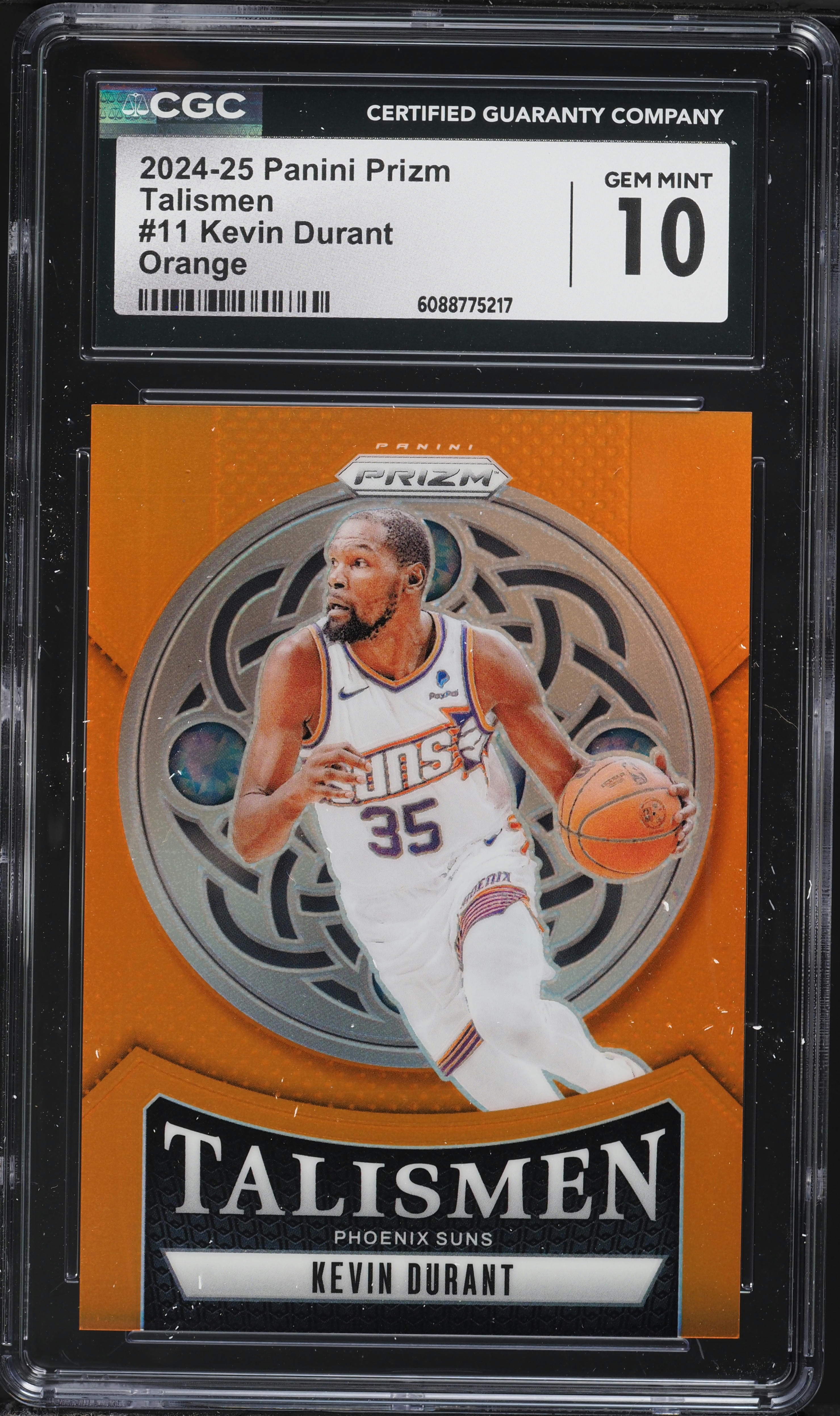 2024 Panini Prizm Talismen Orange Kevin Durant /49 #11 CGC 10 GEM