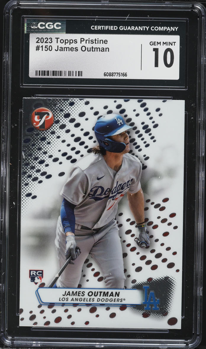 2023 Topps Pristine James Outman ROOKIE #150 CGC 10 GEM MINT