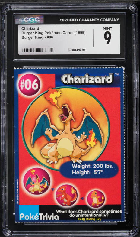 pokemon movie charizard card Charizard (E6) [Topps Pokemon the First Movie (Second Print)]