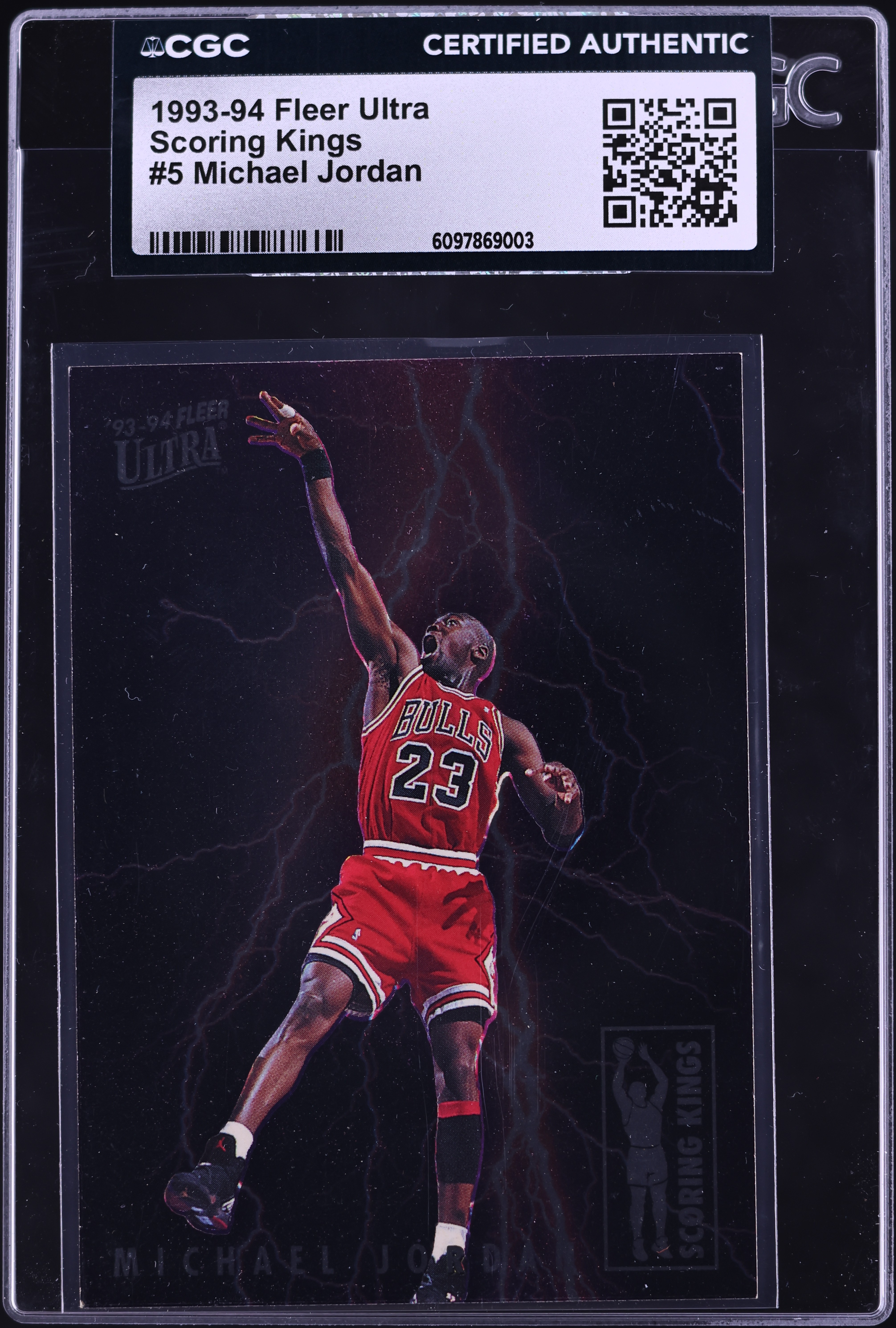 1993 Ultra Scoring Kings Michael Jordan #5 CGC AUTH on Fanatics 