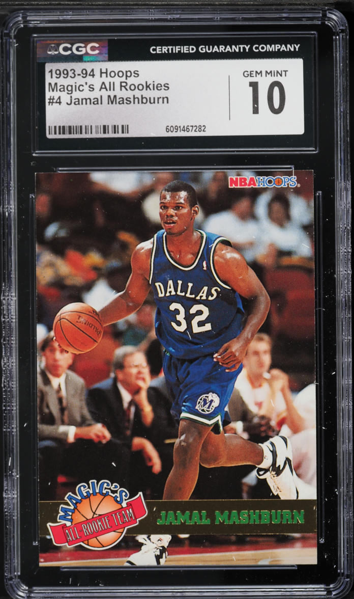 Jamal Mashburn #4 1993-94 NBA Hoops Magic's All-Rookies
