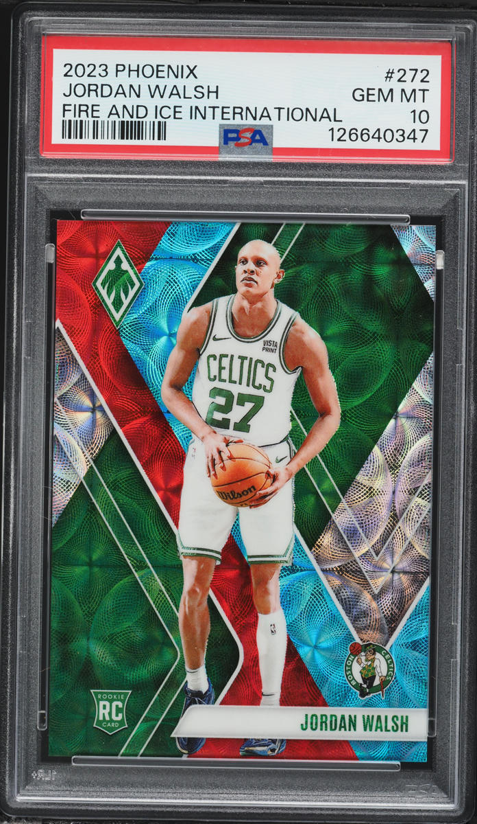 2023 Panini Phoenix Fire And Ice International Jordan Walsh ROOKIE /25 #272 PSA 10 GEM MINT