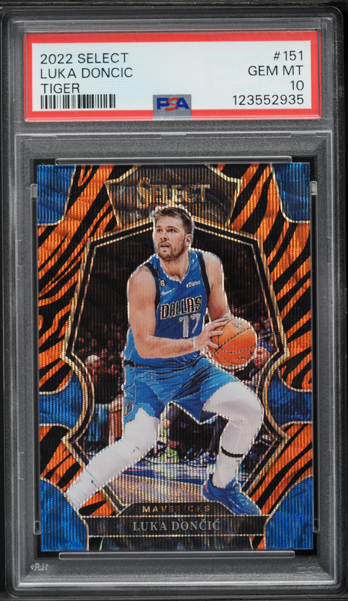 2022 Select Premier Level Tiger Luka Doncic #151 PSA 10 GEM MINT