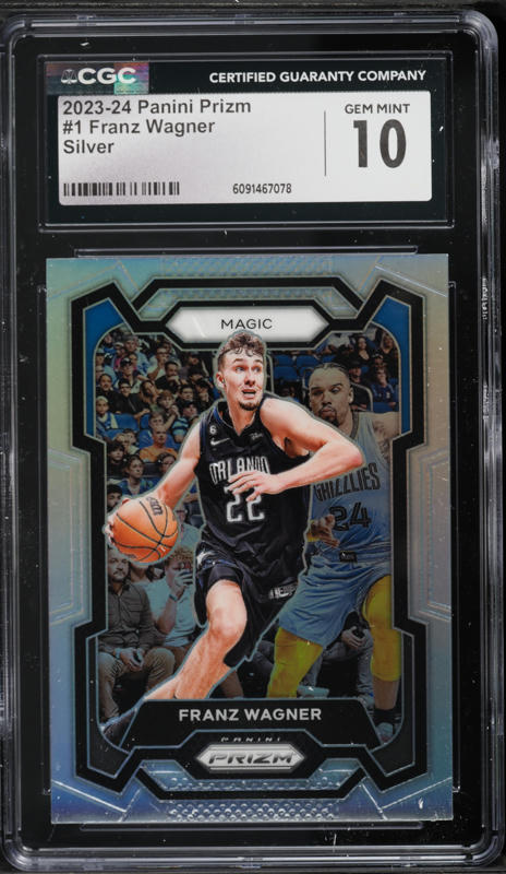 2023 Panini Prizm Silver Franz Wagner #1 CGC 10 GEM MINT on