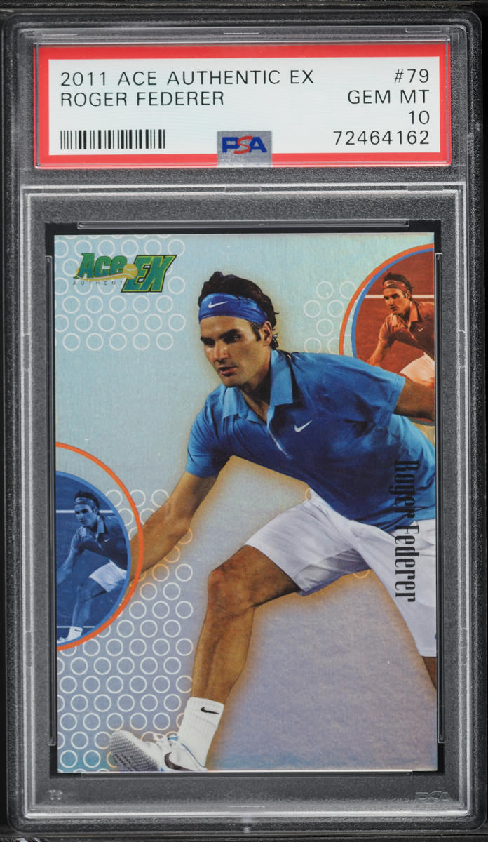 2011 Ace Authentic EX Roger Federer #79 PSA 10 GEM MINT on