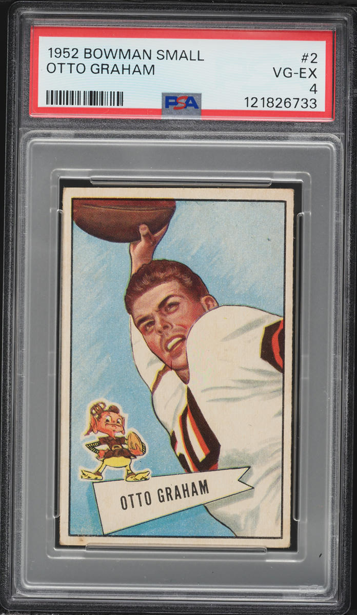 1952 Bowman Small Otto Graham #2 PSA 4 VGEX