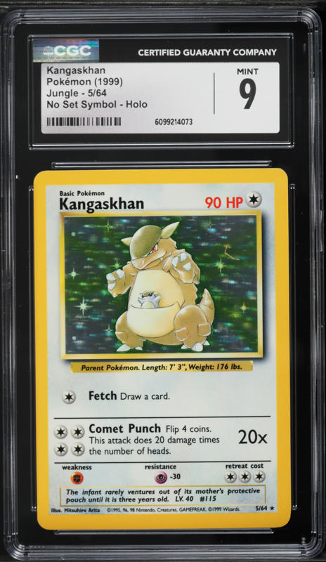 kangaskhan 1995 pokemon card 5/64 Holo Foil Rare Base Set Jungle Celebrate the legacy of your favorite tabletop game with this Kangaskhan 2025 Pokemon Destined Rivals #204 PSA Authenticated 9 Card Kangaskhan - FireRed & LeafGreen