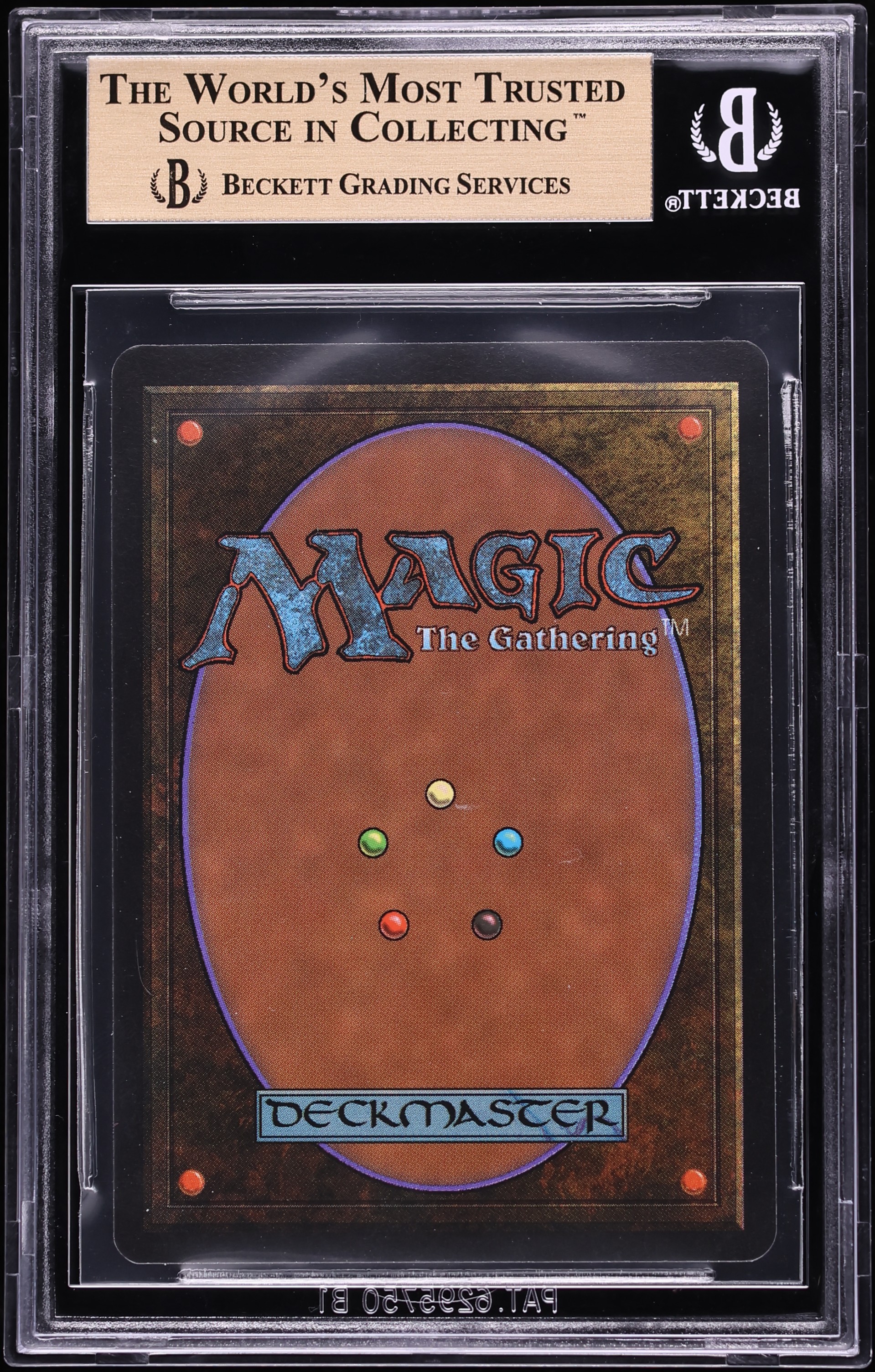 1993 Magic The Gathering MTG Beta Dual Land Underground Sea BGS