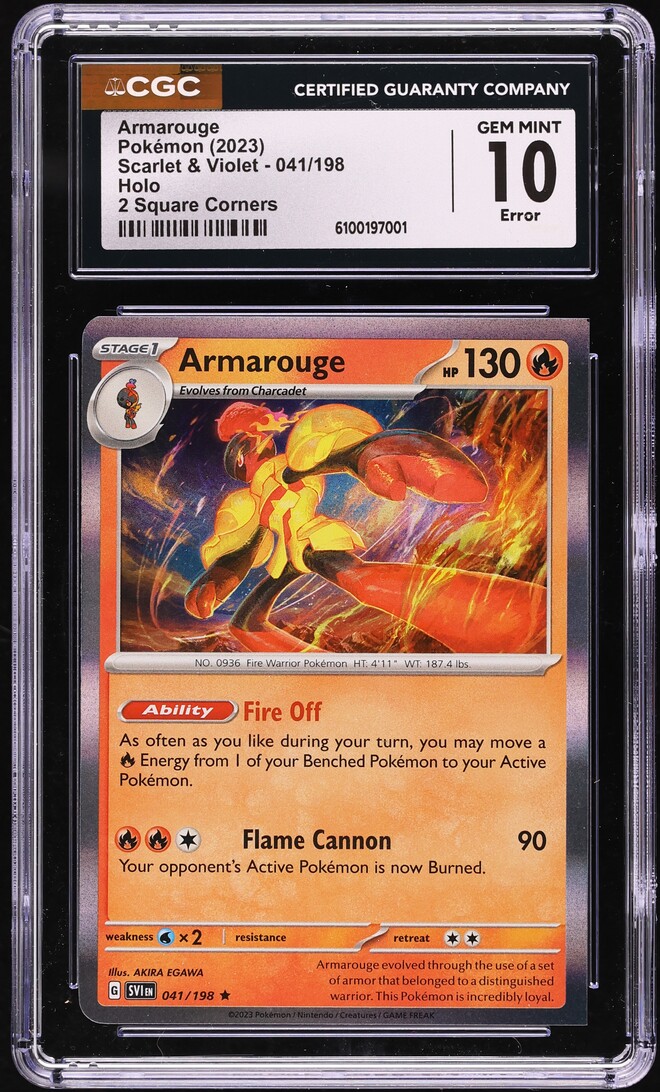 armarouge pokemon card value TCG: EX Premium Collection Shopville Fire / 130 / Stage 1 Card Text Armarouge EX HP 260 2023