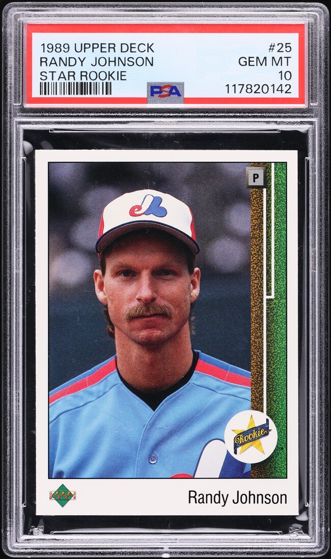 1989 Upper Deck Star Randy Johnson ROOKIE #25 PSA 10 GEM MINT