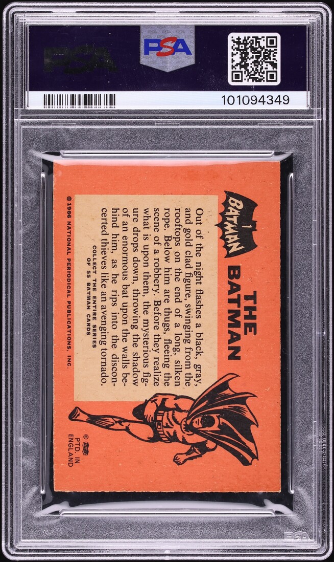 1966 A & BC Batman Black Bat The Batman #1 PSA 6 EXMT on Fanatics Collect