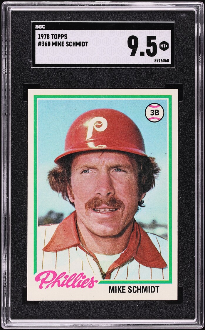 1978 Topps Mike Schmidt #360 SGC 9.5 MINT+