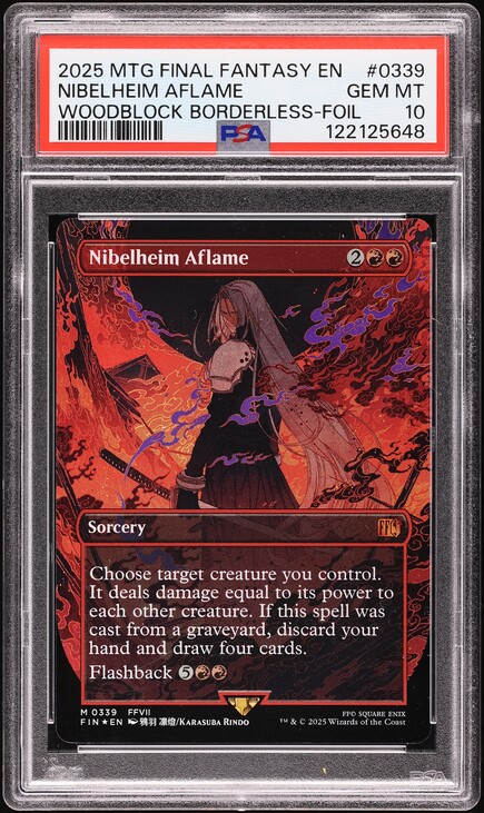 2025 Magic The Gathering MTG Final Fantasy Through Ages Battle At Big Bridge  #9 PSA 10 GEM MINT on Fanatics Collect