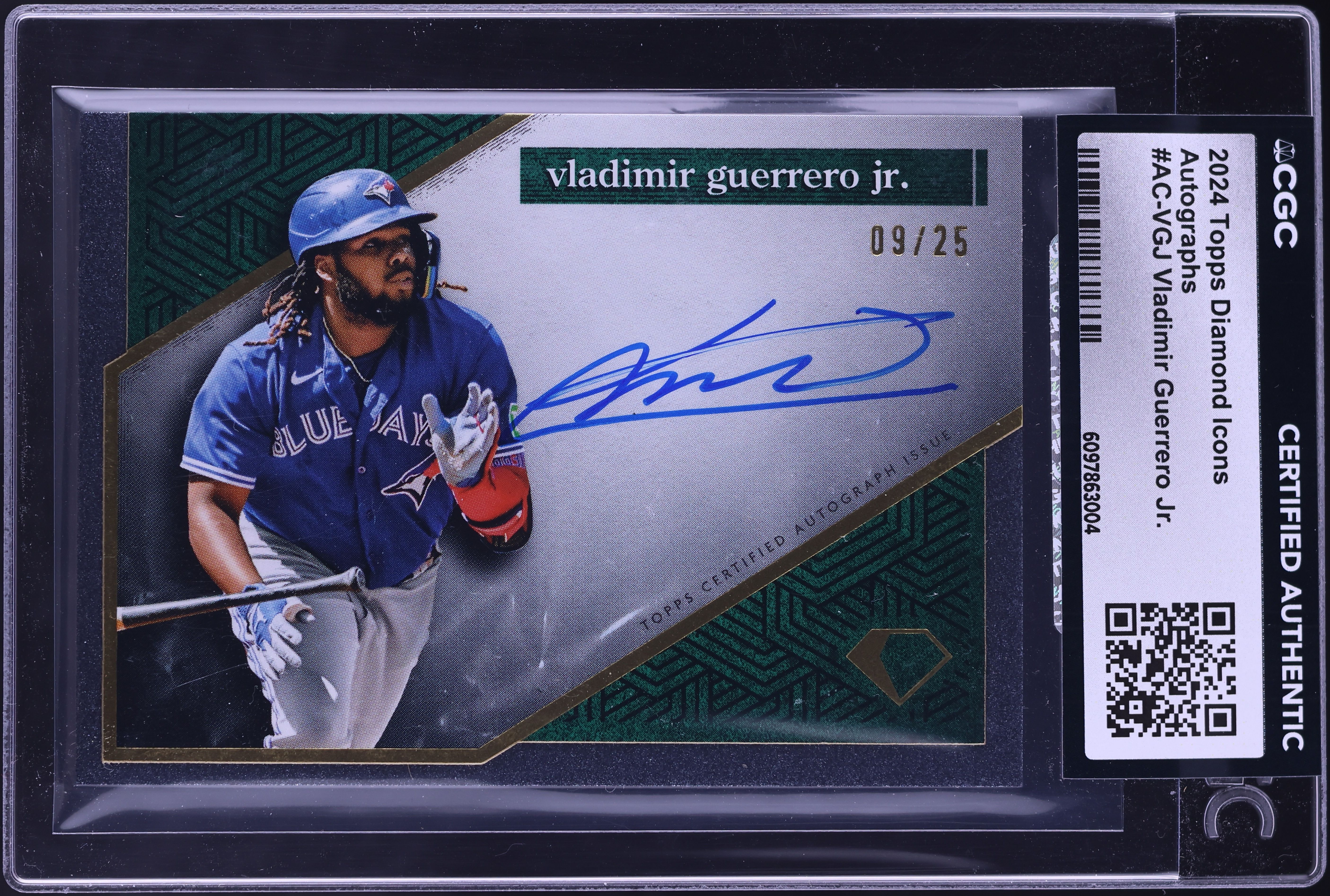 2024 Topps Diamond Icons Vladimir Guerrero Jr. AUTO /25 #AC-VGJ 