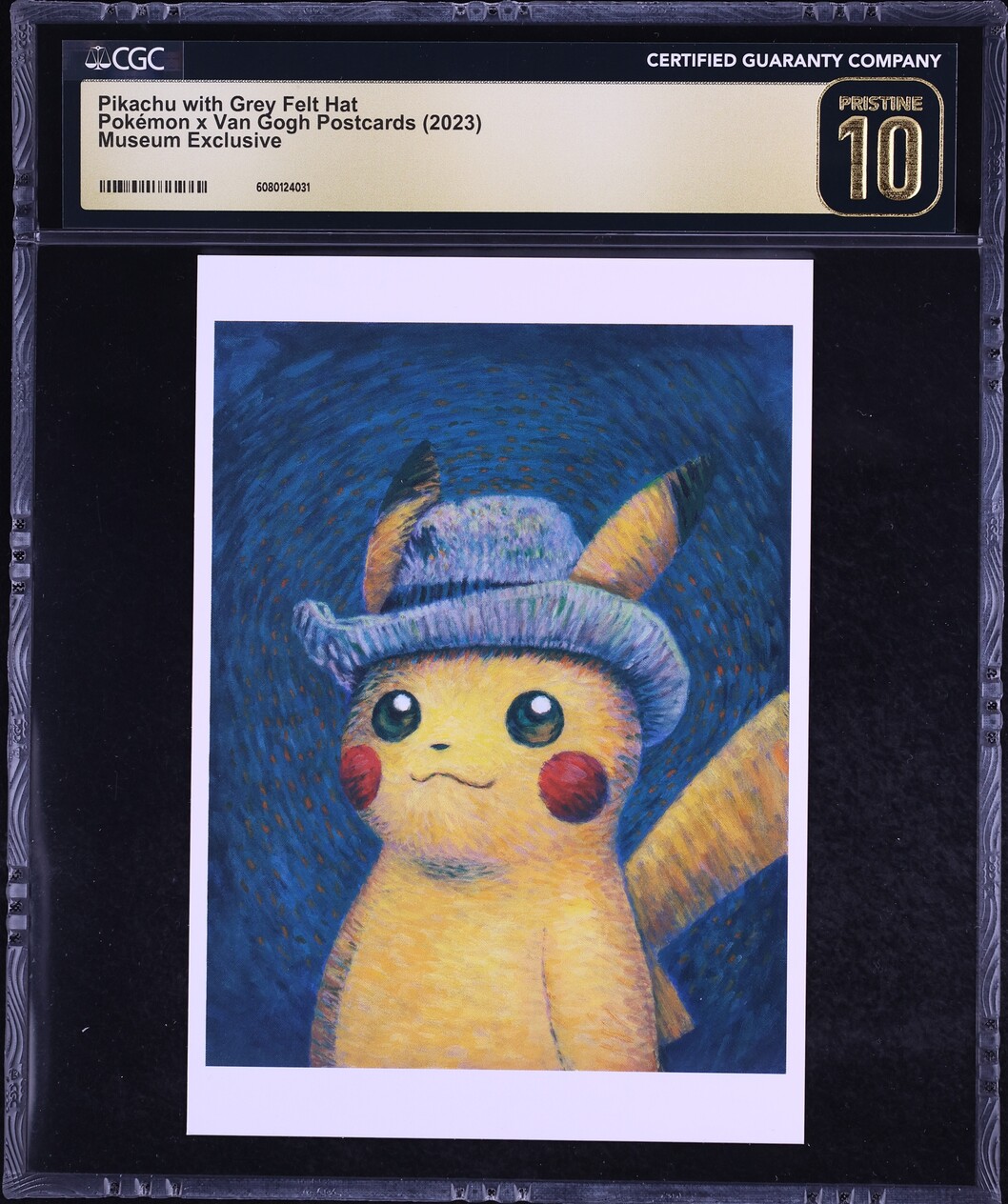 Pikachu with Grey Felt Hat （ゴッホピカチュウ） - Pokémon × Van