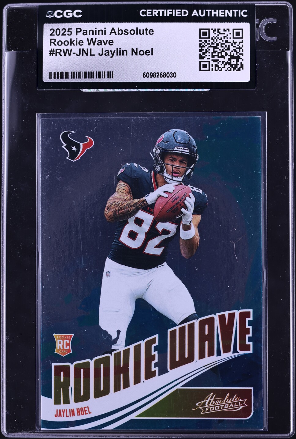 2025 Absolute Wave Jaylin Noel ROOKIE #RW-JNL CGC AUTH
