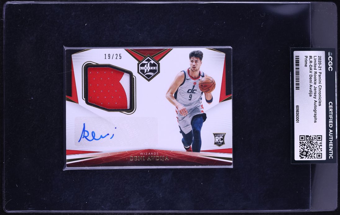 2020 Panini Chronicles Limited Jersey Prime Deni Avdija ROOKIE