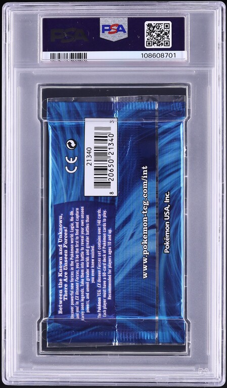 2005 Pokemon EX Unseen Forces Foil Pack Typhlosion PSA 7 NRMT on Fanatics  Collect