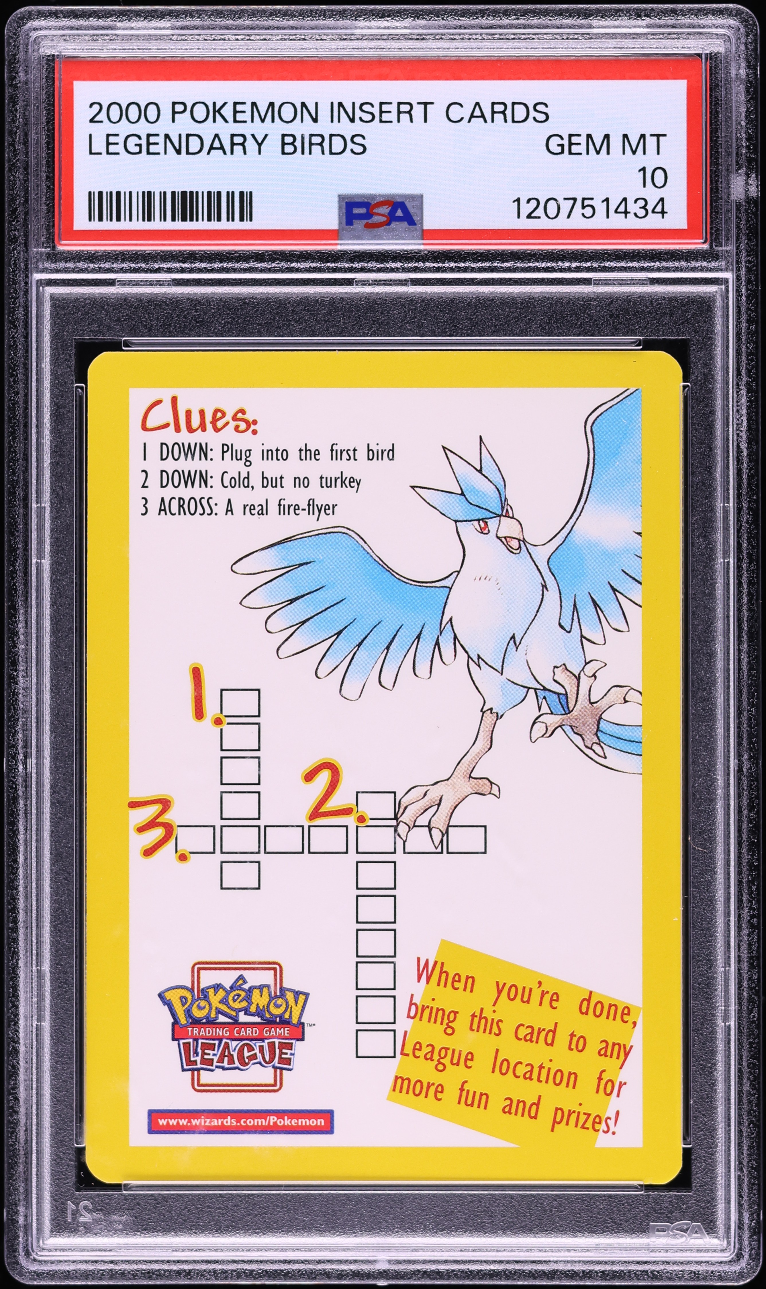 2000 Pokemon Insert Cards Legendary Birds PSA 10 GEM MINT on Fanatics Collect 2000 Pokemon Insert Cards Legendary Birds PSA 10 GEM MINT on Fanatics Collect