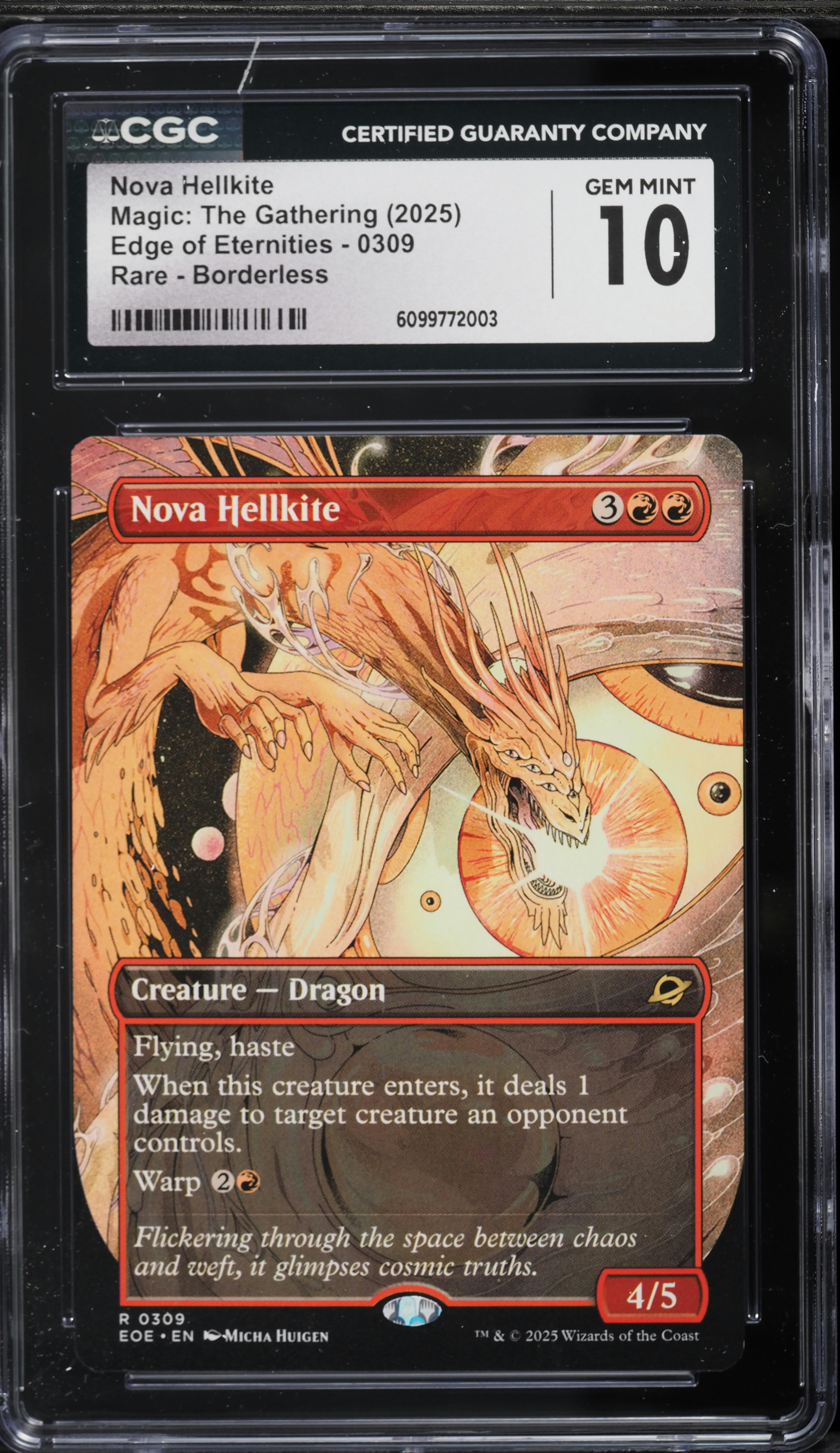 2025 Magic The Gathering MTG Edge Of Eternities Borderless Nova
