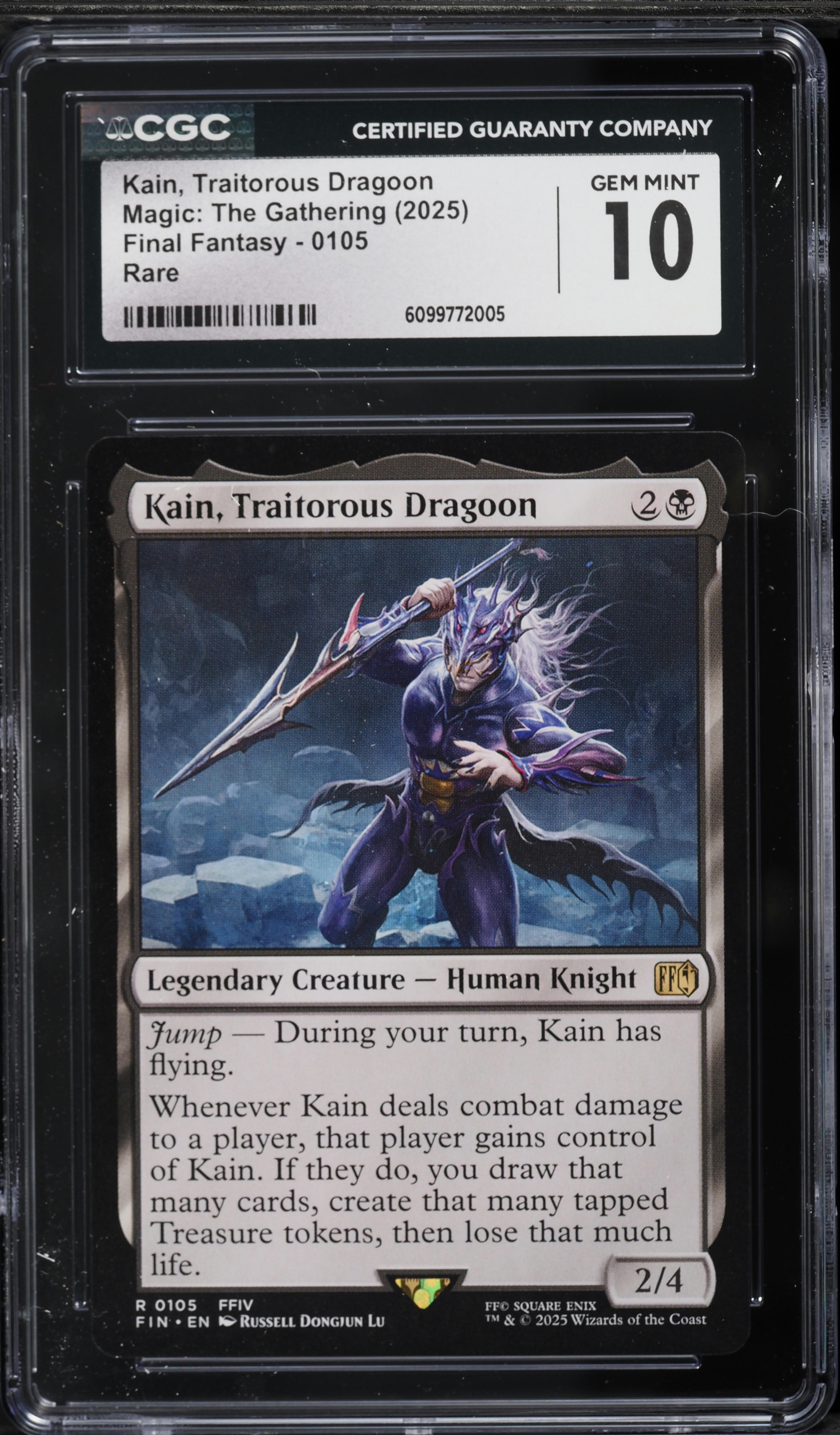 2025 Magic The Gathering MTG Final Fantasy Kain Traitorous Dragoon