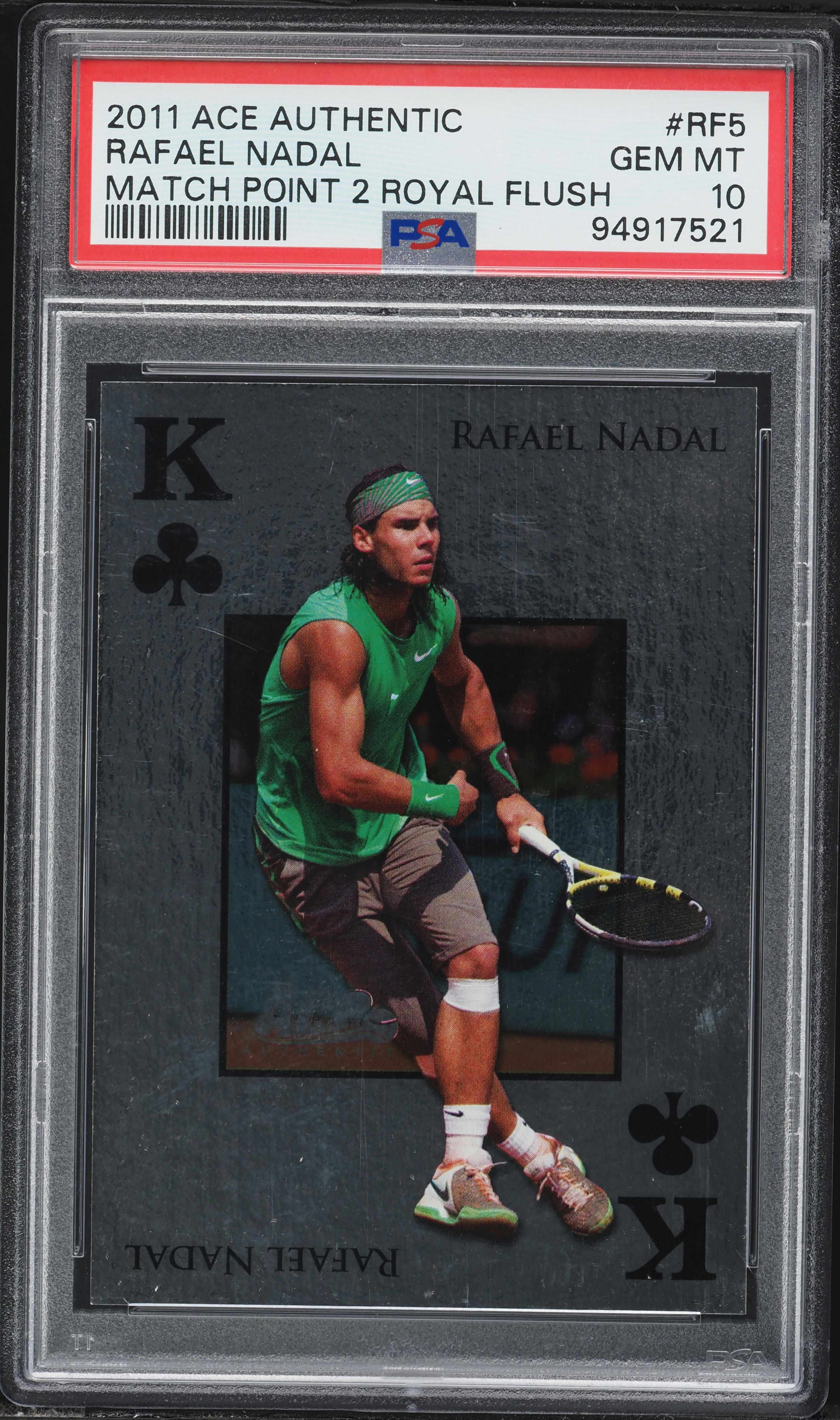0 Ace Authentic Rafael Nadal Match Point 1 Flush Royal 2 ink red 