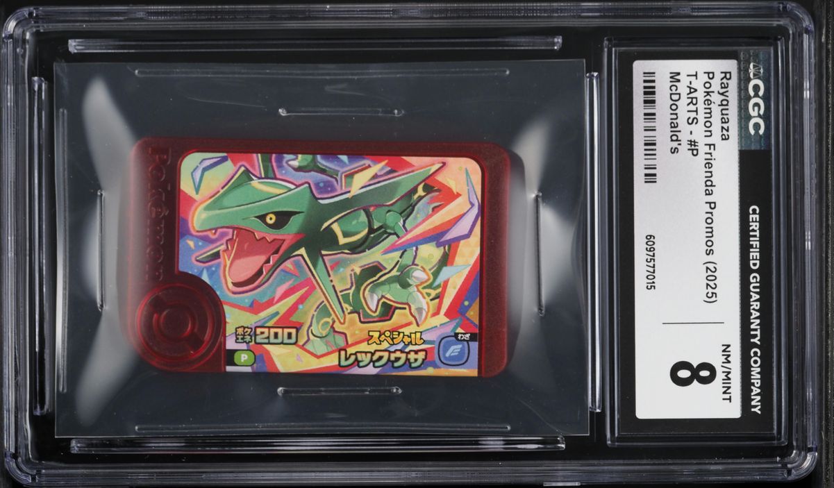 rayquaza pokemon card mcdonald's McDonald's Pokmon Pack Opening
