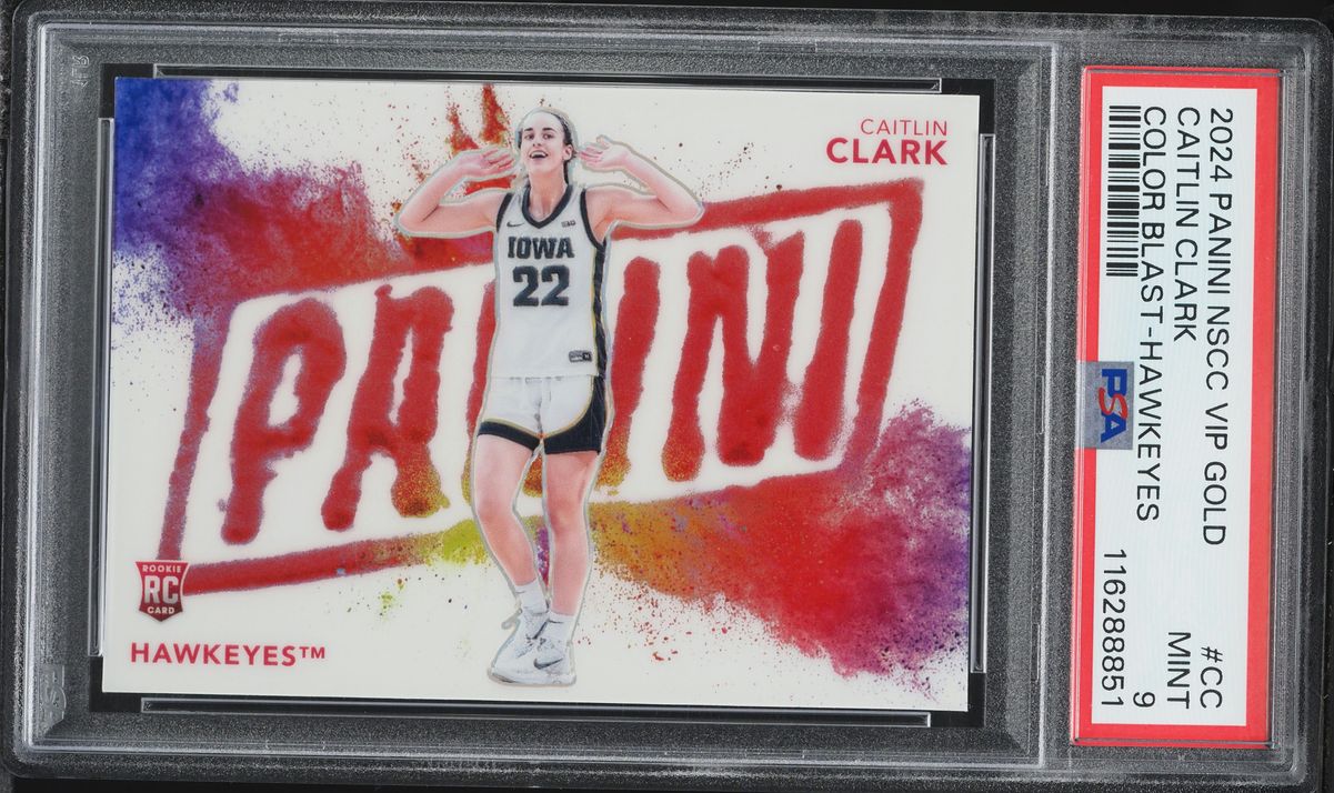 2024 Panini The National Color Blast Prizm Caitlin Clark 2024 Panini The National Color Blast Prizm Caitlin Clark