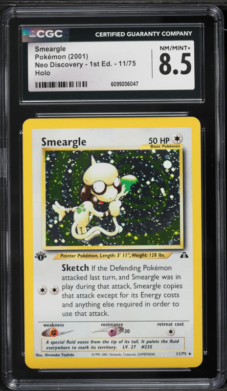 smeargle holographic pokemon card value Vintage Promo - Smeargle Black Star Non-Holo Pokemon Card #32 main image 0