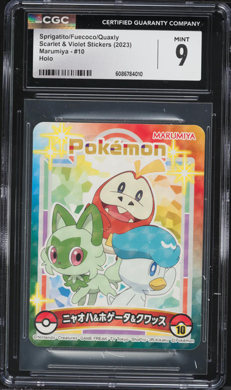 2023 Pokemon Japanese SV Triplet Beat AR Quaxly #81 CGC 10 PRISTINE on  Fanatics Collect