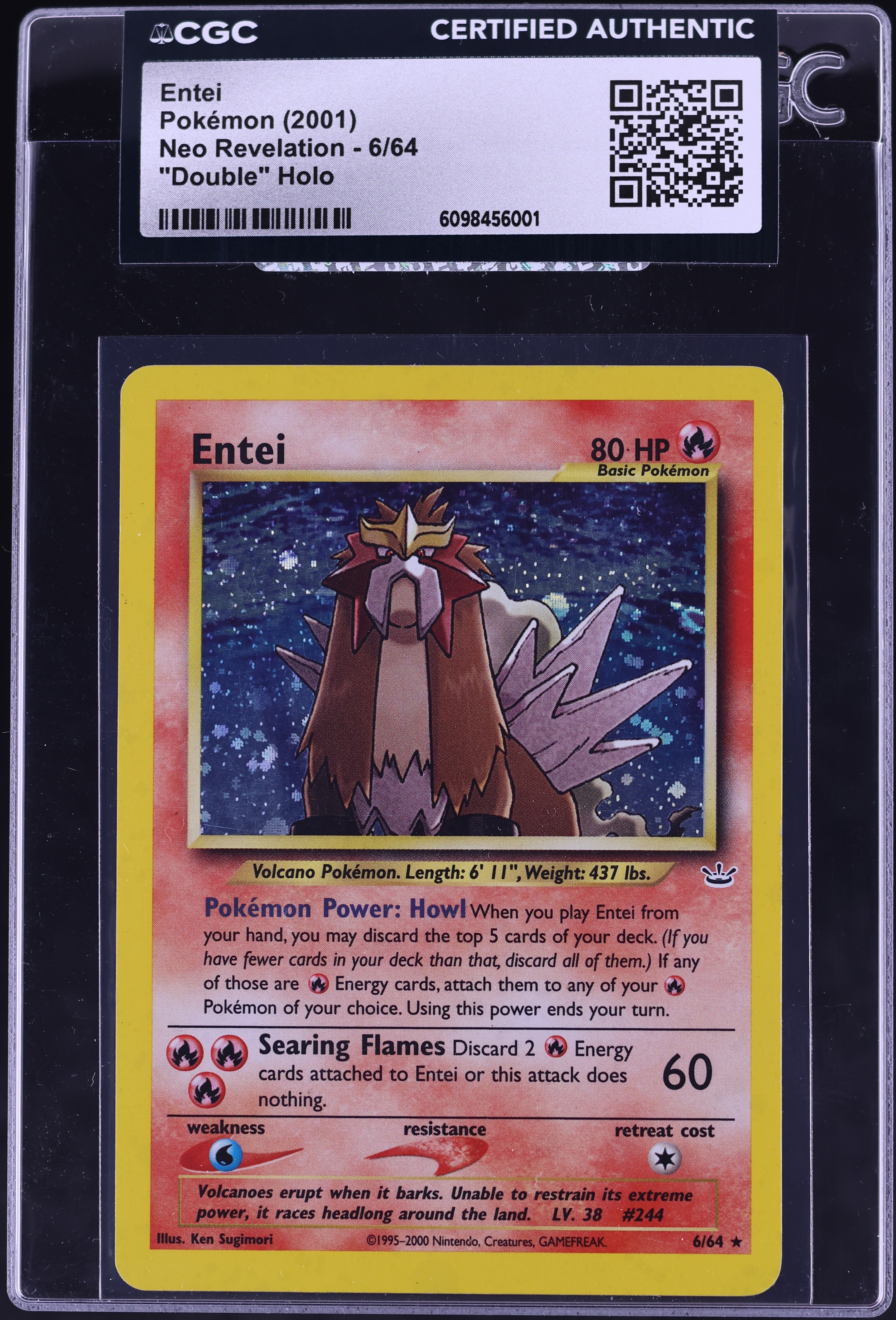 entei holographic card value Pokemon Credit Card Skin This listing is for a Pokemon promo reverse holo card. 2001 Pokemon Neo Revelation "Double"